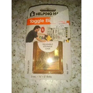 Vintage Helping Hand Toggle Bolts #50207 New In Package